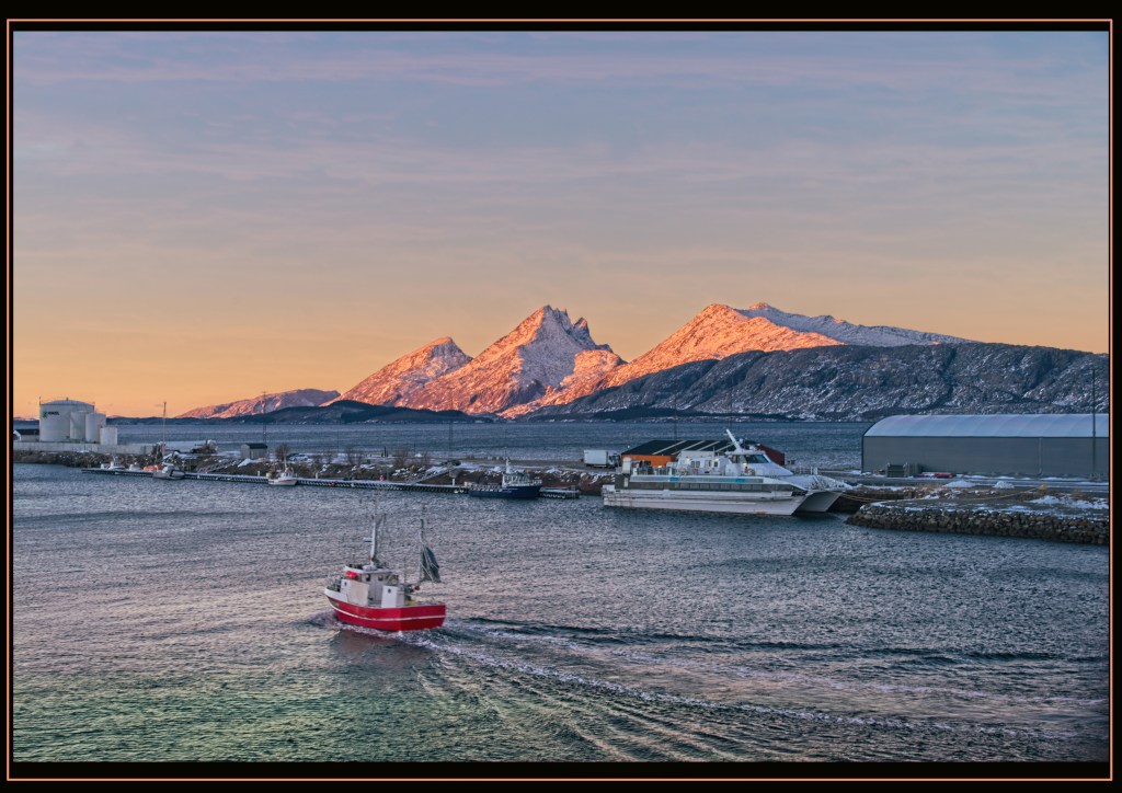 A capture of life and living along this coast, from the deck of a Hurtigruten vessel.